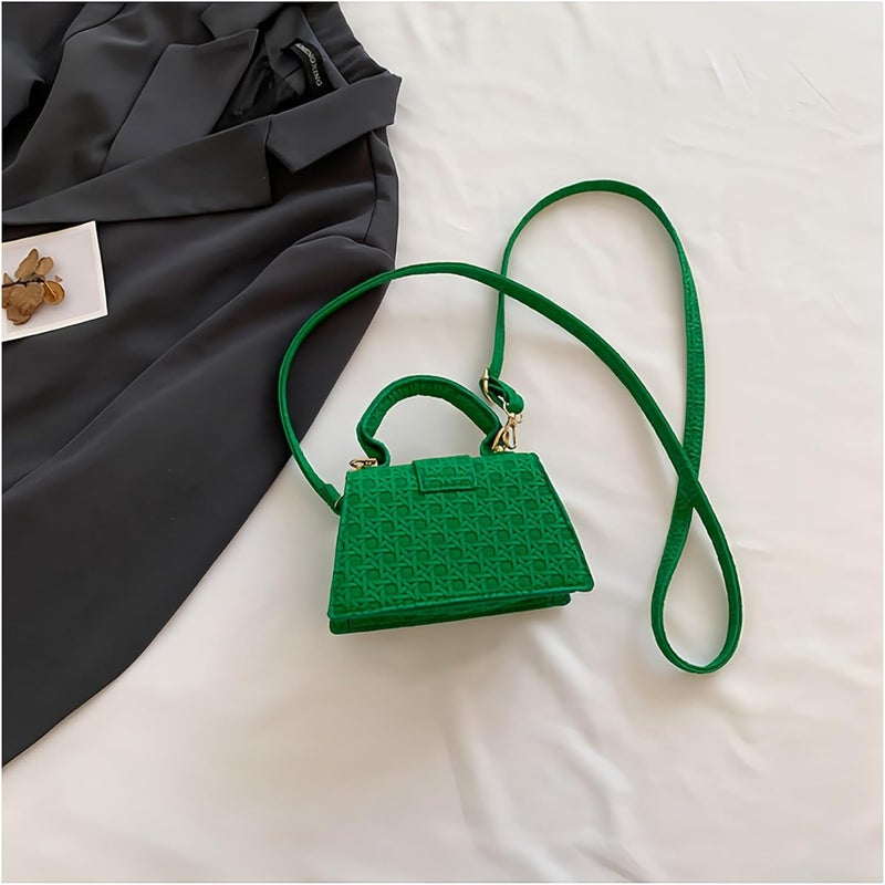 FALETO Mini Purses for Women Cute Top Handle Crossbody Bag Stylish Tiny Clutch Handbag with Strap - Image 4